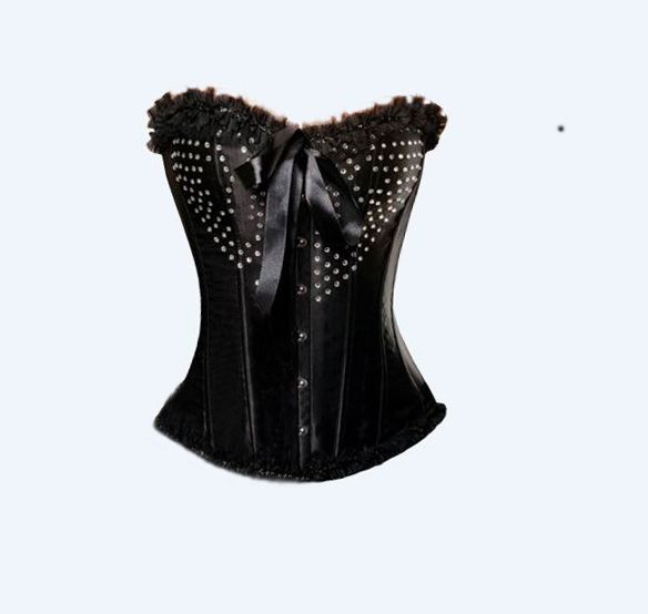 Black Strapless Corset